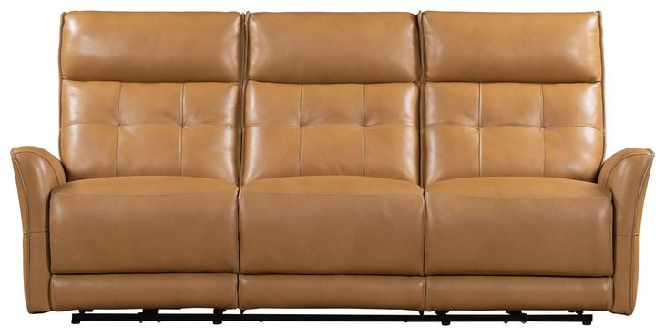 Gershwin Lucca Butterscotch Power Reclining Sofa with Zero Gravity