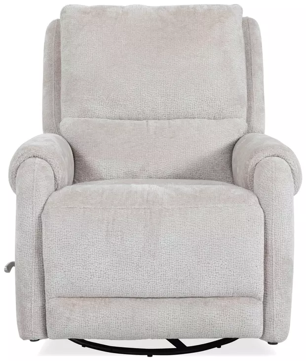 Gentry Ecru Mist Swivel Glider Recliner