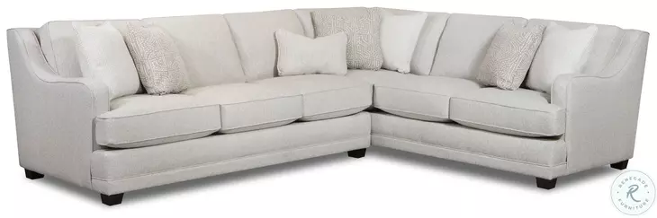 Hogan Cotton Recessed Arm RAF Sectional