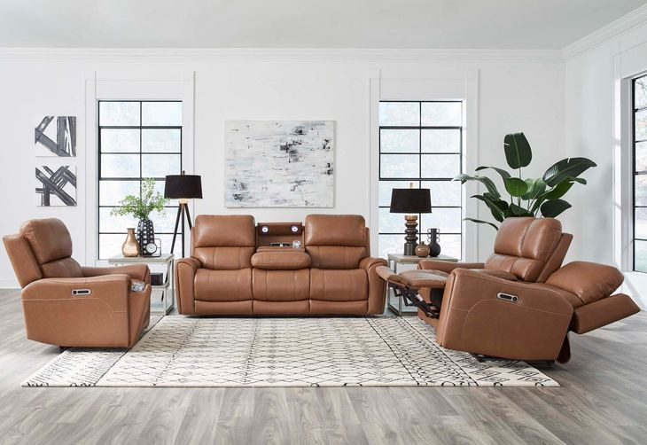 Hancock Apple Cider 88" Zero Gravity Power Reclining Sofa with LED and USB Charging