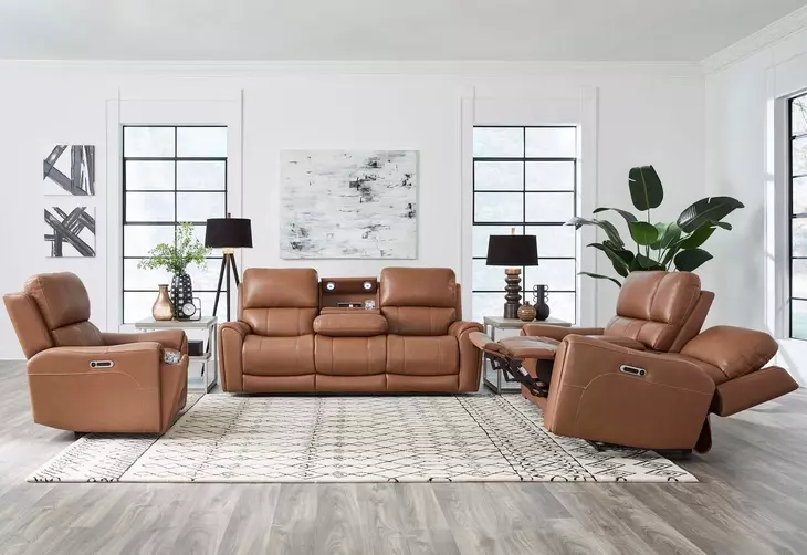 Hancock Apple Cider Zero Gravity Power Recliner with USB Charging