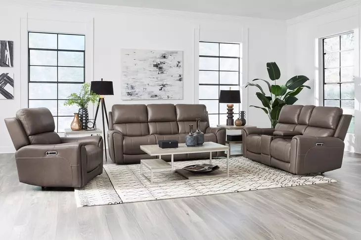 Hancock Bette Hazel Zero Gravity Power Reclining with LED and USB Charging Living Room Set