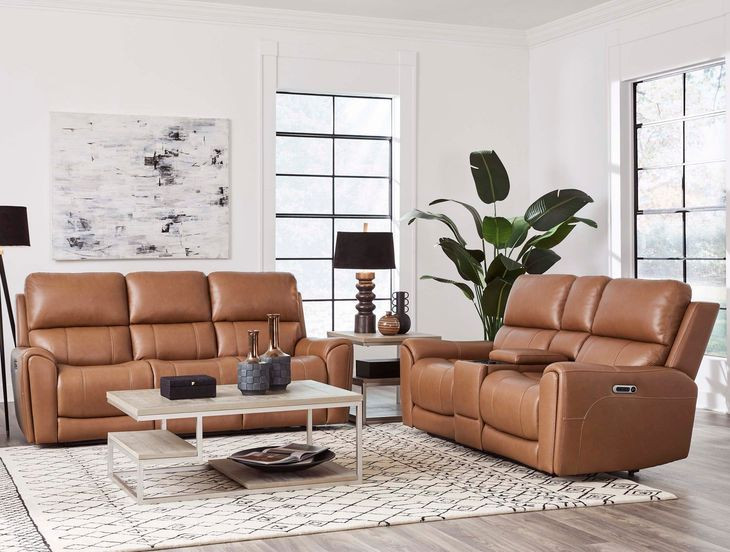 Hancock Apple Cider 76" Zero Gravity Power Reclining Loveseat with USB Charging and LED