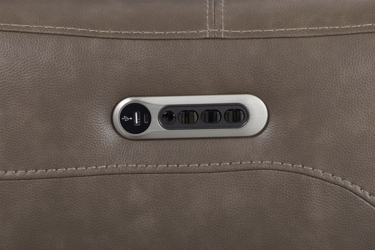 Hancock Bette Hazel 7 Piece Zero Gravity Power Reclining Sectional with USB Charging