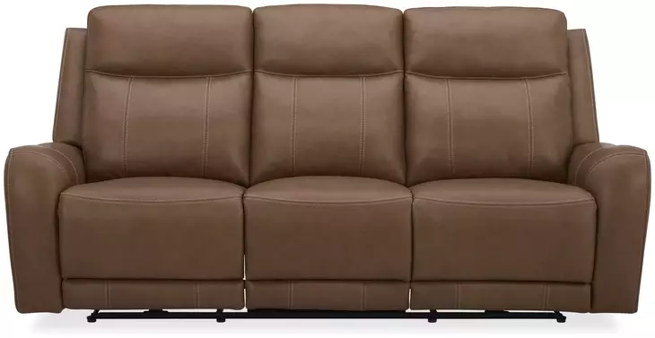 Haywood Butternut 86" Power Reclining Sofa With Power Headrest