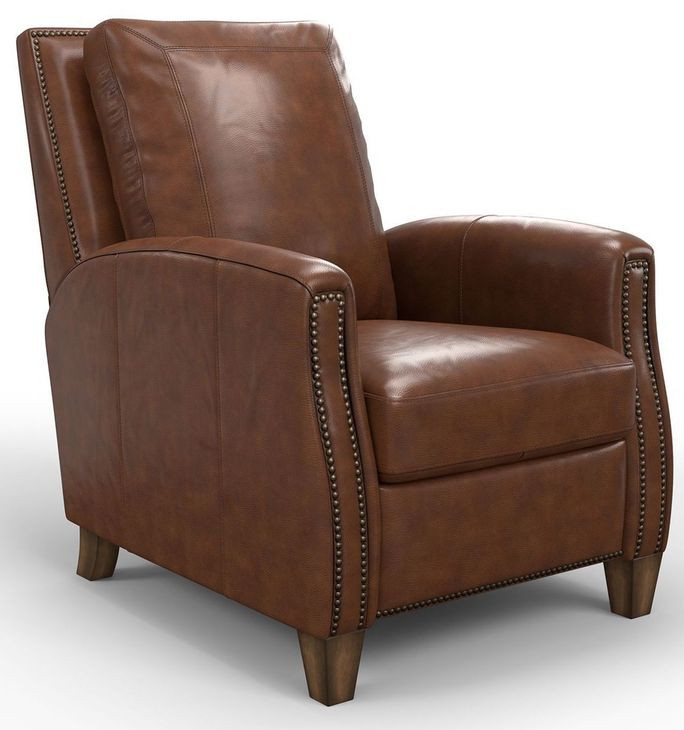 Hunter Chestnut Charm Leather Power Recliner
