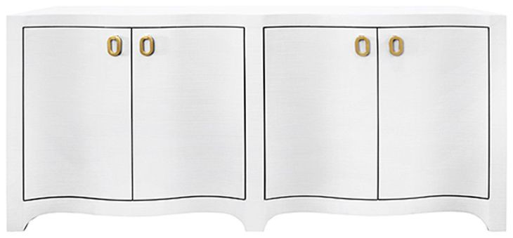 Miffy Textured White 4 Door Buffet