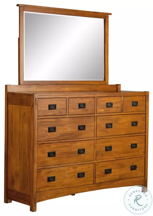 Mission Hill Harvest Dresser with Mirror