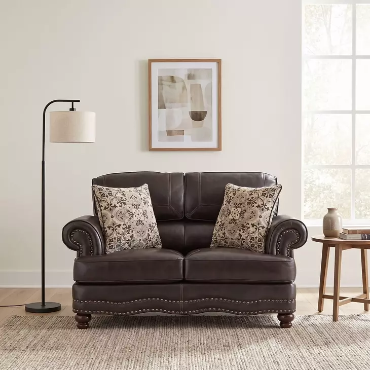 Milford Brown 66" Loveseat