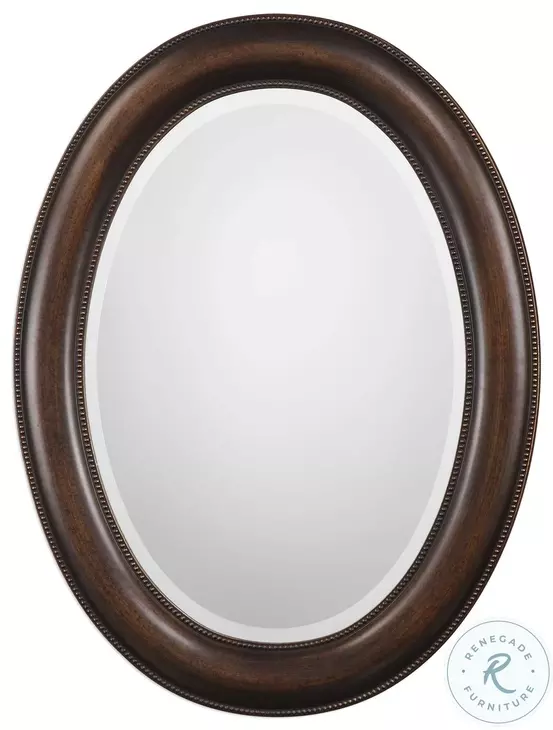 W-00425 Dark Bronze Mirror With Antique Gold Undertones