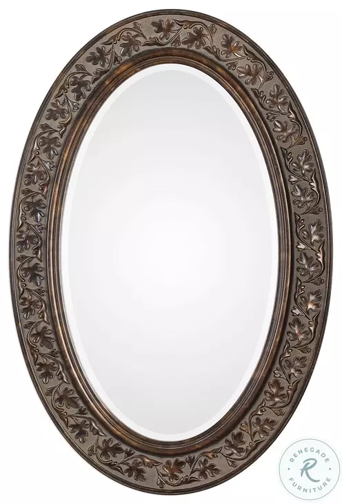 W00430 Bronze With Antique Gold Undertones Mirror