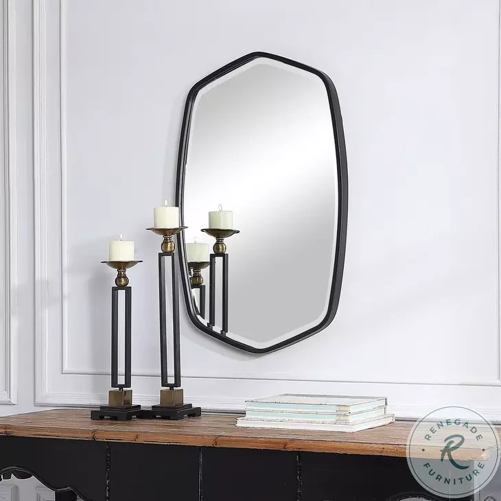 Rosina Satin Black Mirror