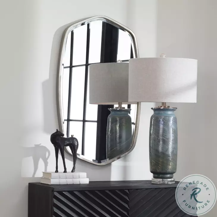 Rosina Silver Leaf Mirror