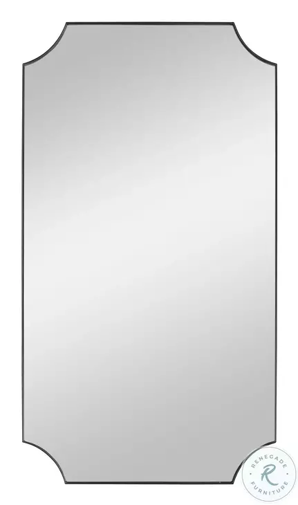 Lennox Satin Black Mirror