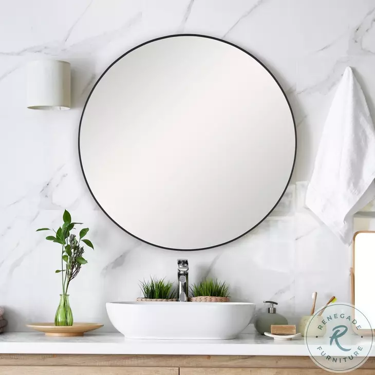 W00505 Satin Black Mirror