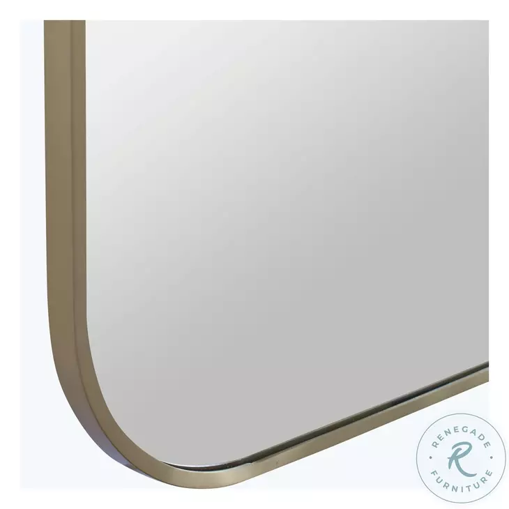 Summit Antique Brass Mirror