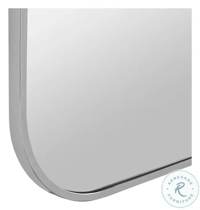 Summit Polished Nickel Mirror