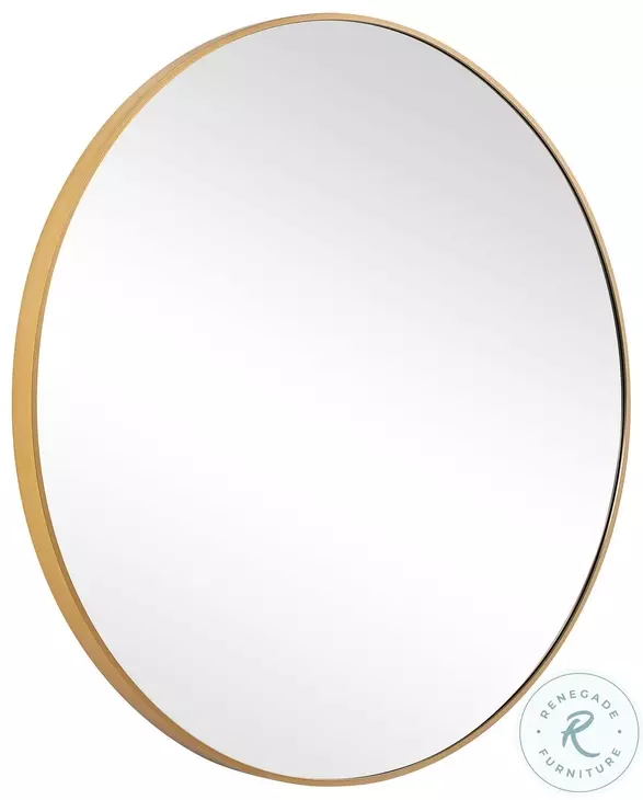 W00512 Brushed Gold Mirror