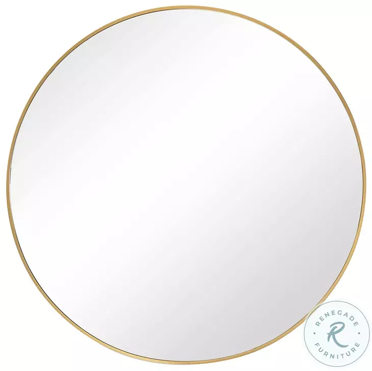 W00512 Brushed Gold Mirror