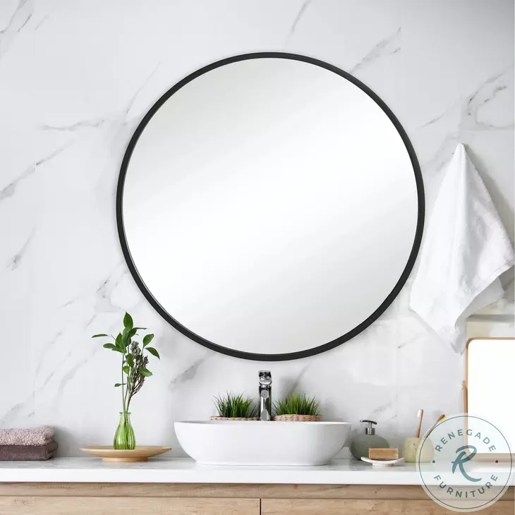 W-00509 Matte Black Mirror