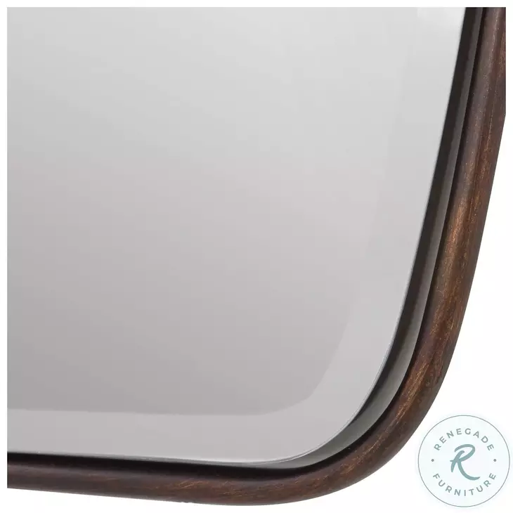 Sullivan Distressed Dark Bronze Mirror