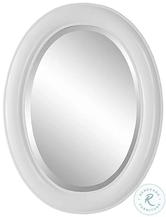 W-00530 Clean Crisp White Mirror