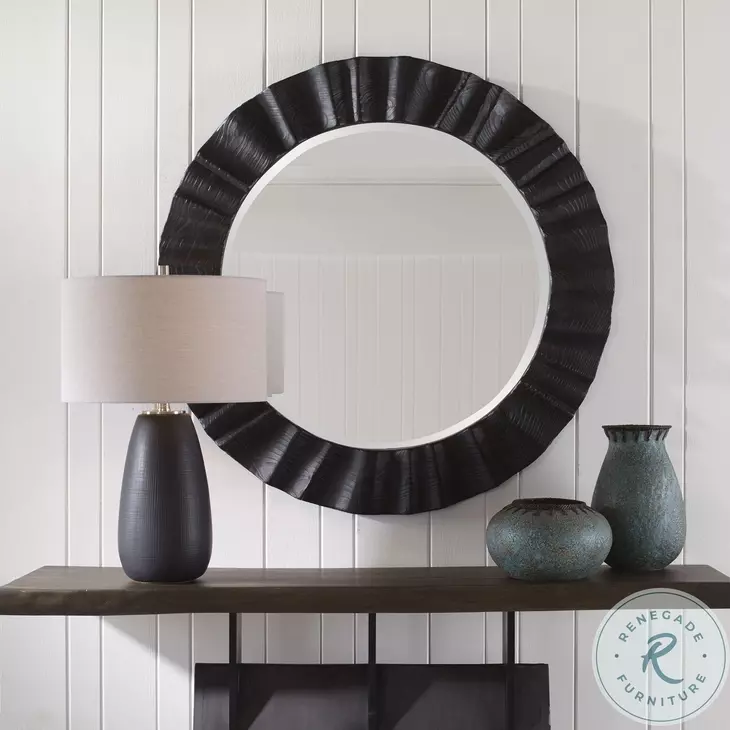 Leandro Dark Espresso Mirror