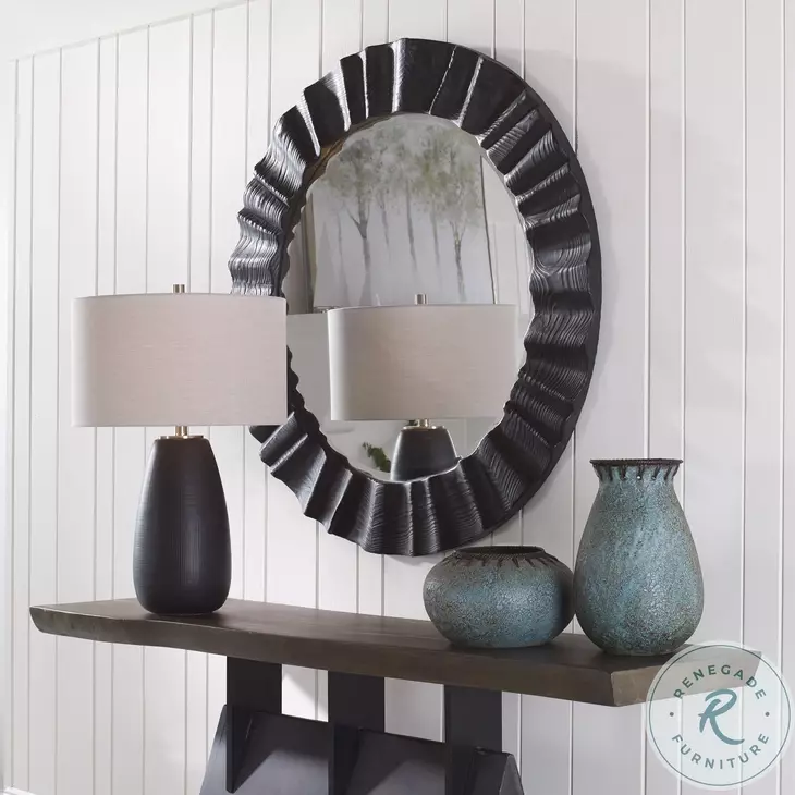 Leandro Dark Espresso Mirror