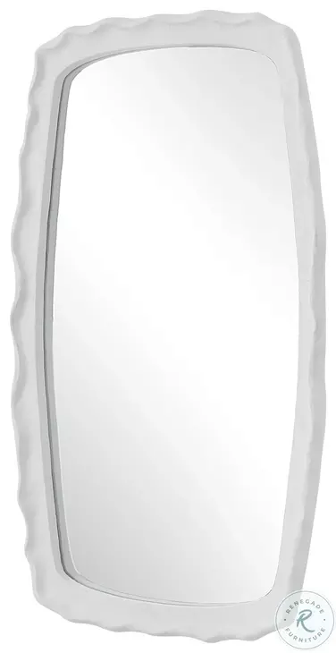 Linestia Matte White Mirror