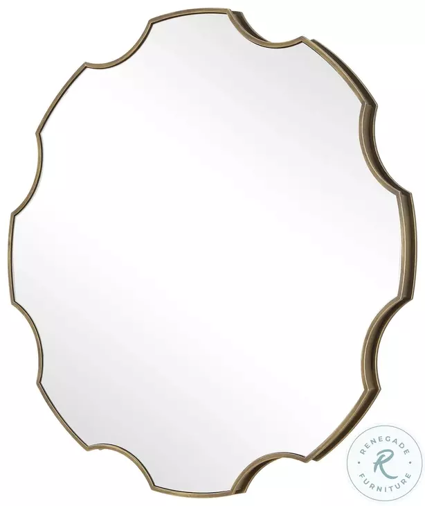 Haldron Antique Golden Bronze Mirror