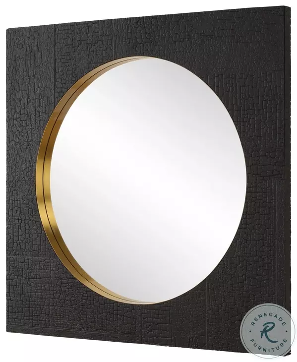 Ritmore Rich Black Square Mirror