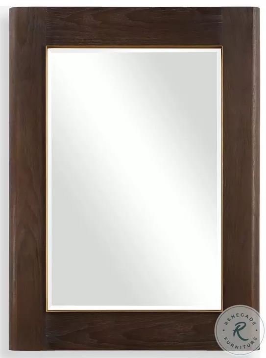 Catrona Brown Walnut Mirror