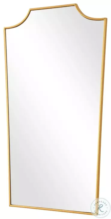 Demaris Antique Gold Leaf Mirror