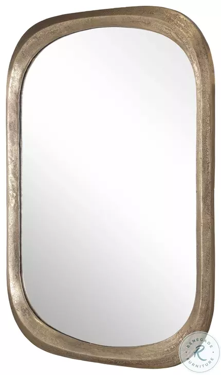 Malone Antique Brass Mirror