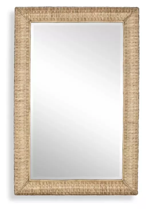 Monterey Brown Rectangular Large Wall Mirror