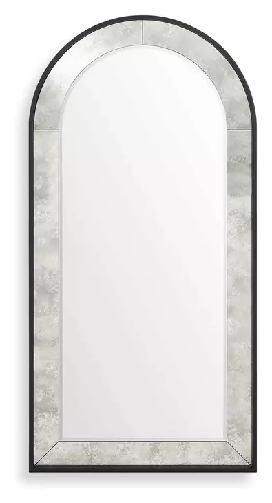 Somerset Black Arched Wall Mirror