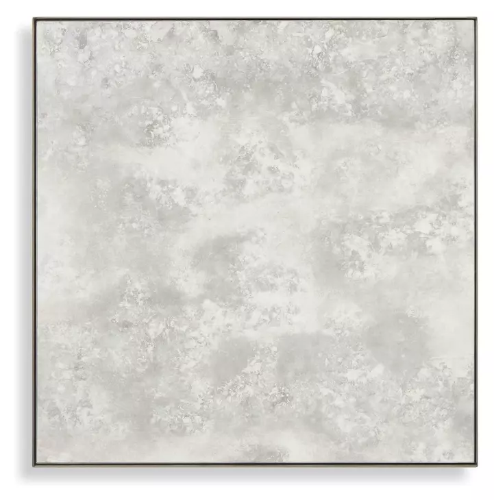 Alden Brushed Brass Square Wall Mirror