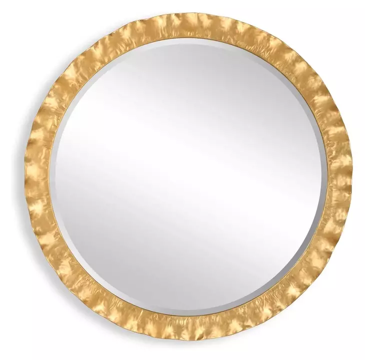Arlington Antique Gold Round Wall Mirror