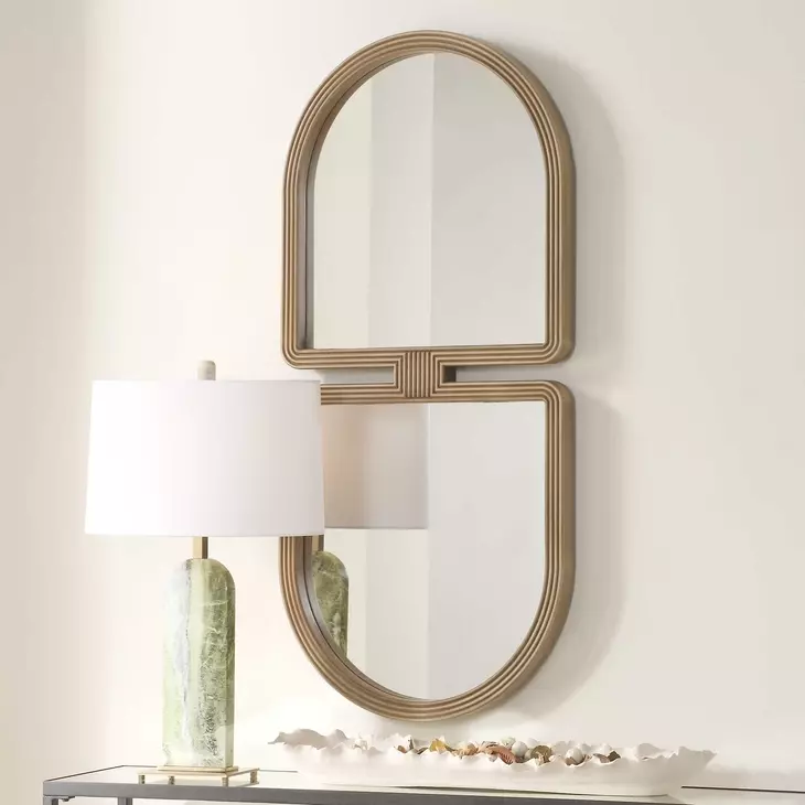 Carlisle Light Natural Oval Wall Mirror