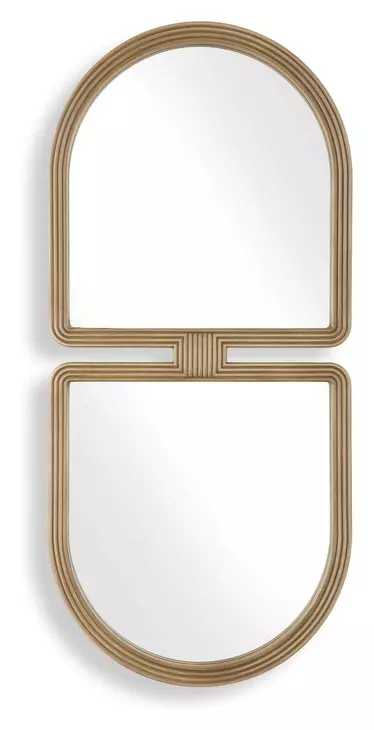Carlisle Light Natural Oval Wall Mirror