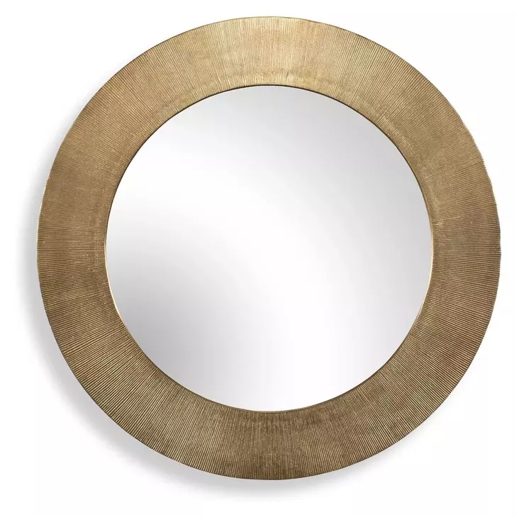 Somerset Antique Brass Mirror