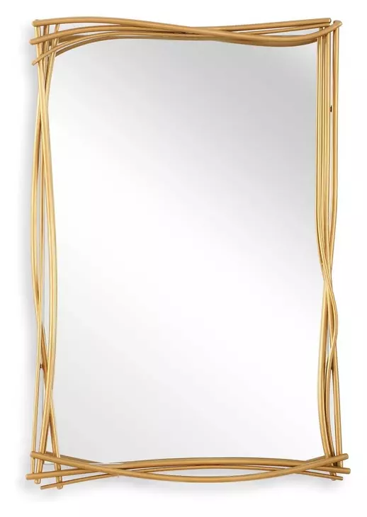 Arlington Antique Gold Rectangular Wall Mirror