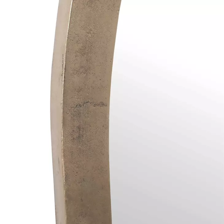 Prescott Antique Brass Arched Wall Mirror