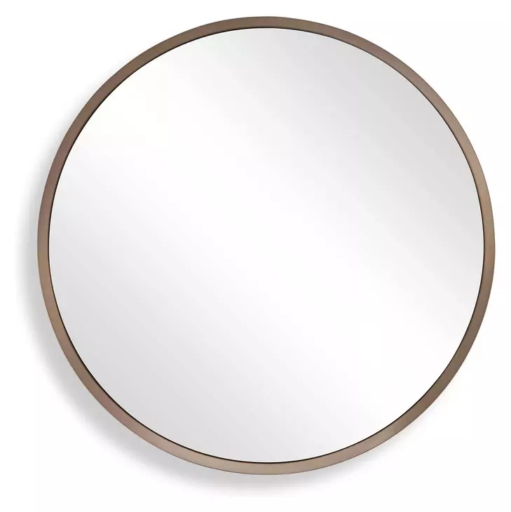 Somerset Bronze Round Wall Mirror