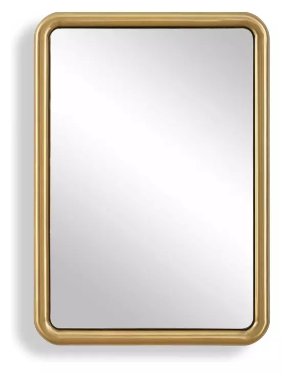 Somerset Antique Brass Rectangular Wall Mirror