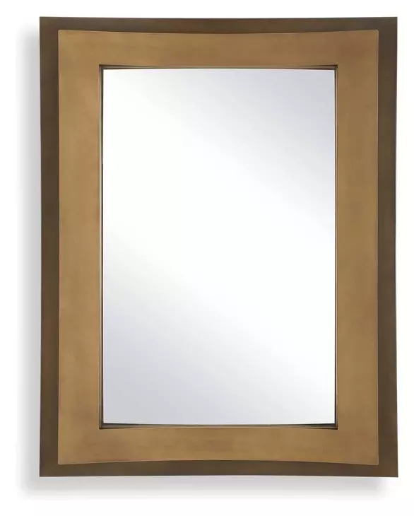 Prescott Golden Bronze Rectangular Wall Mirror