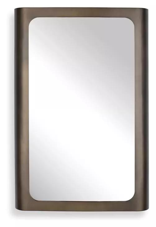 Kingsley Dark Golden Bronze Rectangular Wall Mirror