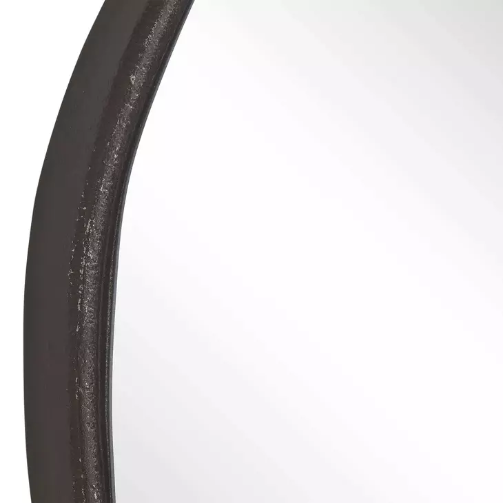 Fairmont Dark Bronze Round Wall Mirror