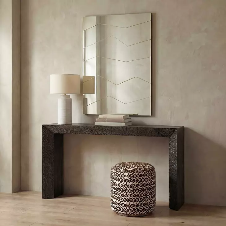 Carlisle Warm Gold Rectangular Wall Mirror