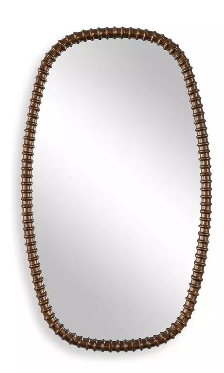 Prescott Warm Bronze Rectangular Wall Mirror